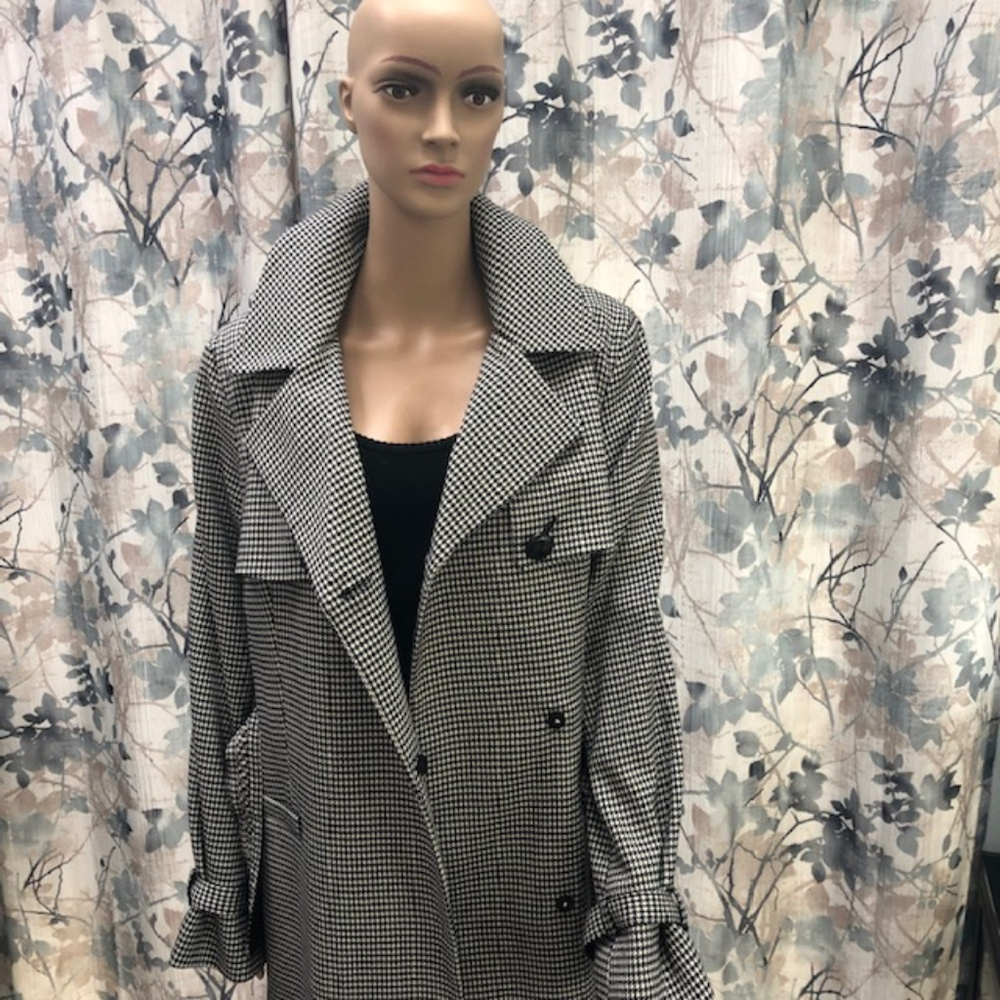 Chaiken wool hounds tooth trench